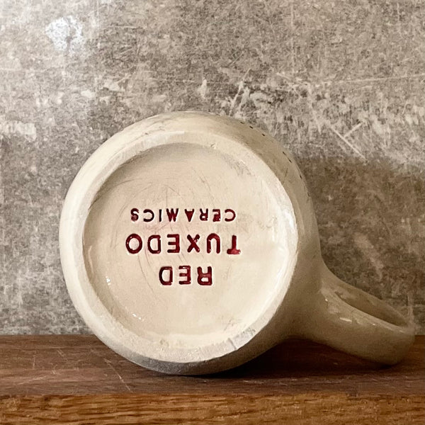 Akmens masės puodelis su užrašu