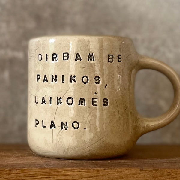 Geras puodelis apie darbą