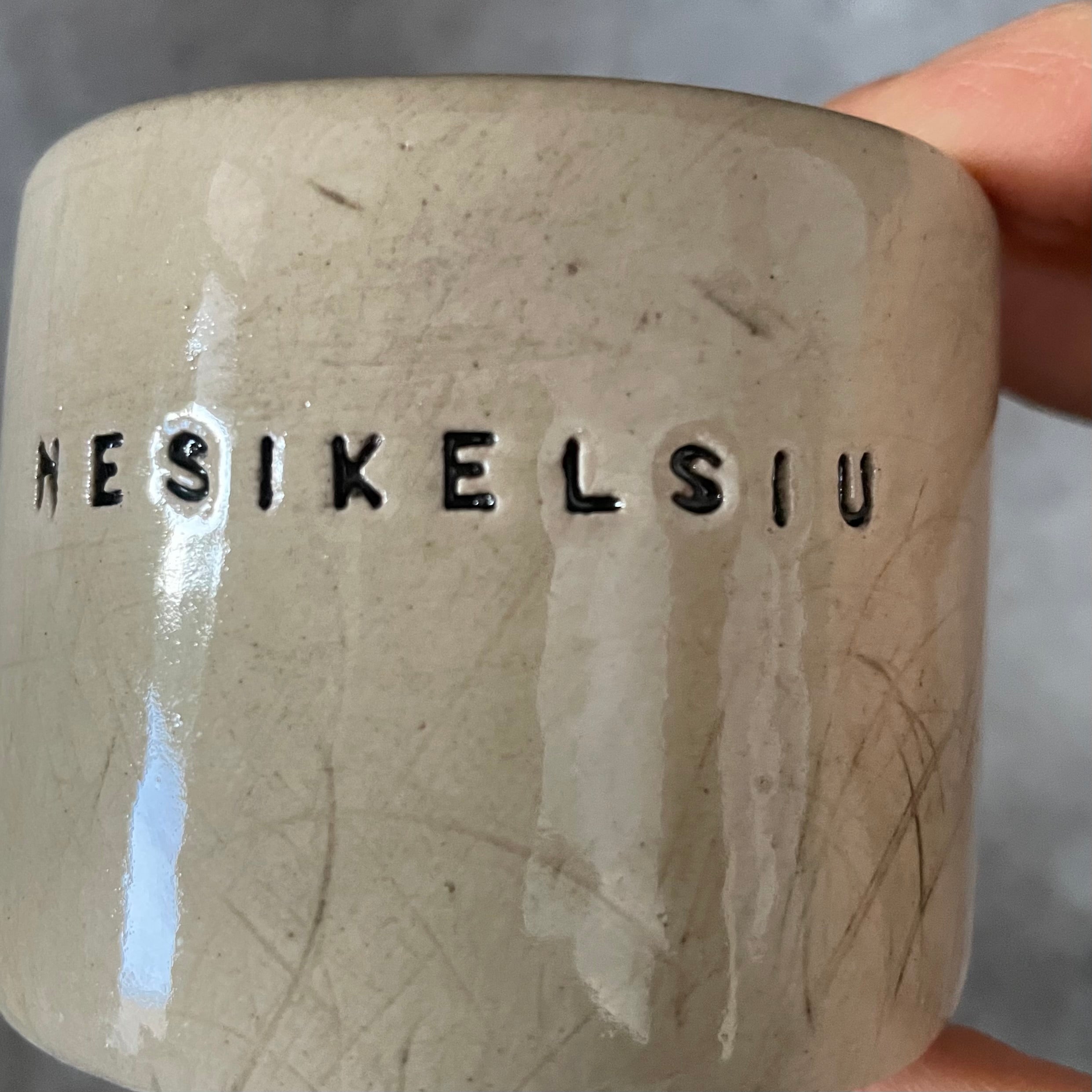 Du maži espresso puodeliai
