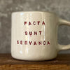 Ceramic mug PACTA SUNT SERVANDA