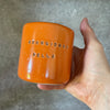 Lovely bright orange mugs with Italian love words