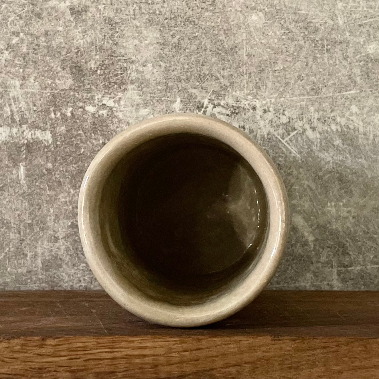 Big floral mug without handle