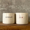 Small mugs DABAR and CIA
