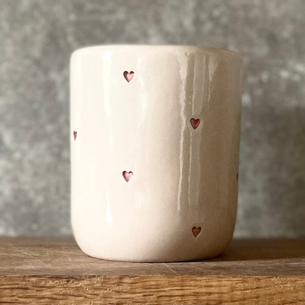 Mug about champagne with hearts ♥️