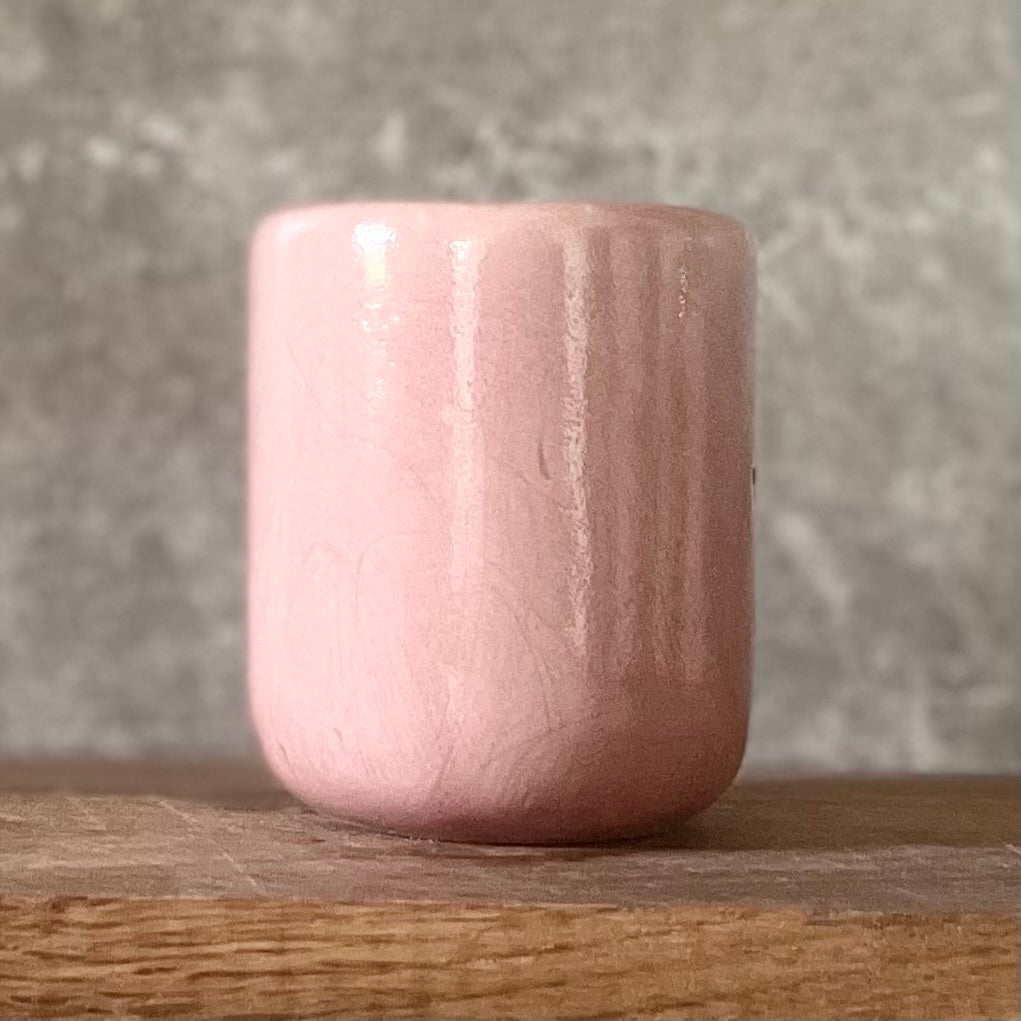 Small espresso mug with funny phrase in Lithuanian