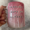 Very irregularly pink mug WARNING