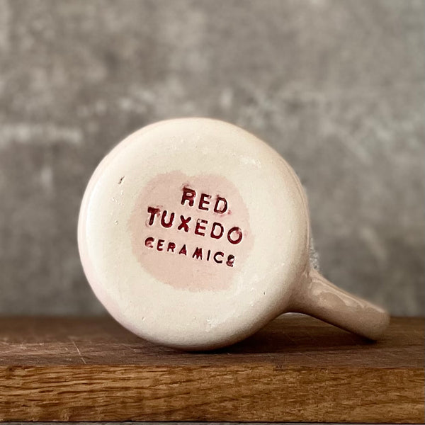 Rausvas puodelis JUST DANCE