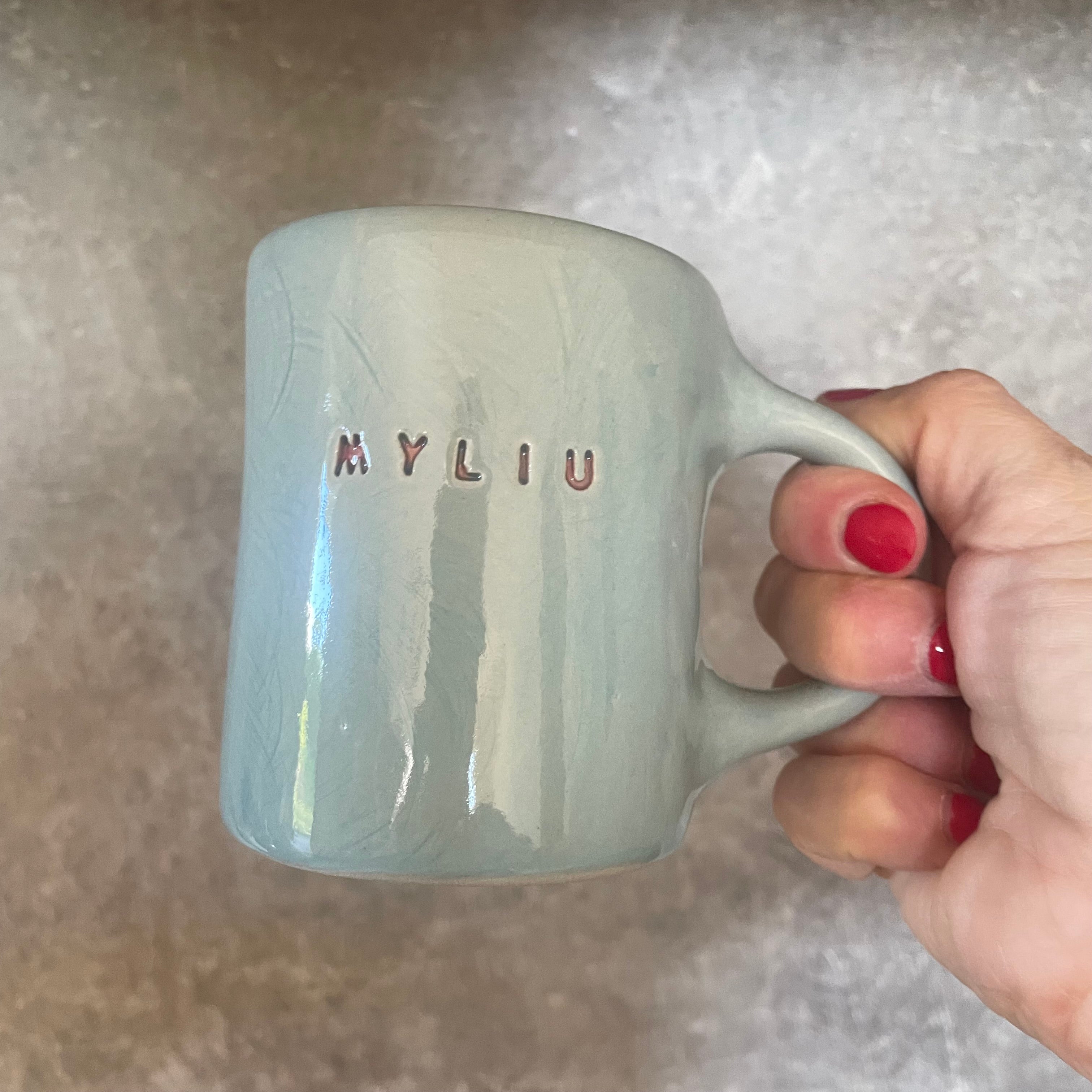 Blue mug MYLIU