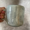 Big blue mug with saying in Lithuanian