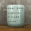 Ceramic mug about money