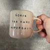 Light mug with saying about dance