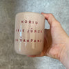 Pink mug NORIU ŠAMPANO