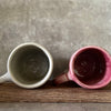 A pair of big ceramic mugs for work and fun