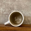 White big ceramic mug with words about work