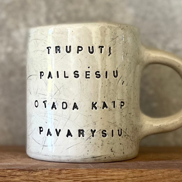 Didelis puodelis TRUPUTĮ PAILSĖSIU