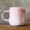 Light-berry-pink mug with words in Lithuanian