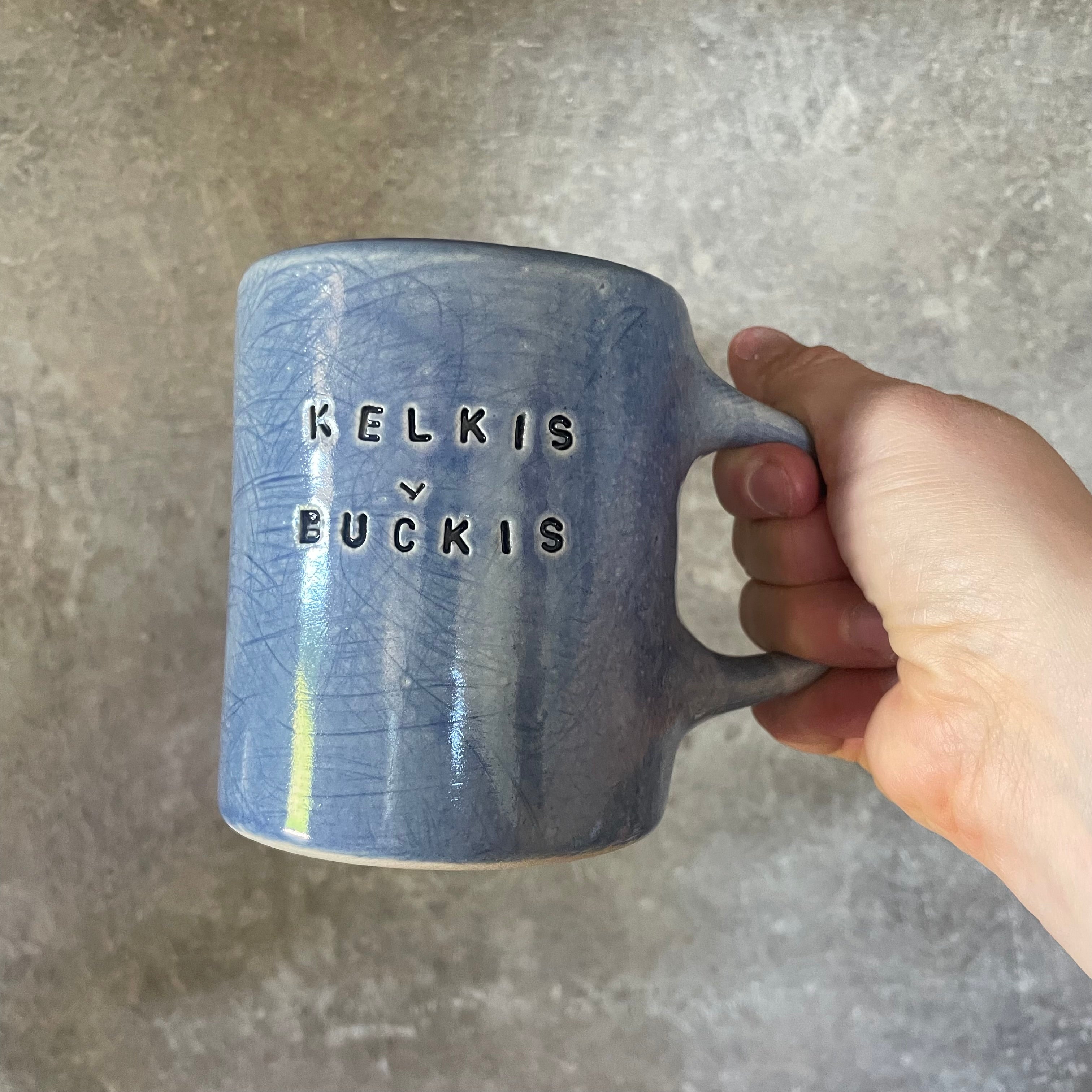 Blue mug KELKIS BUČKIS