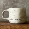 Ceramic mug with quote by Rilke