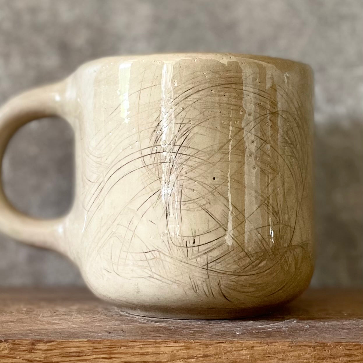 Large mug with text