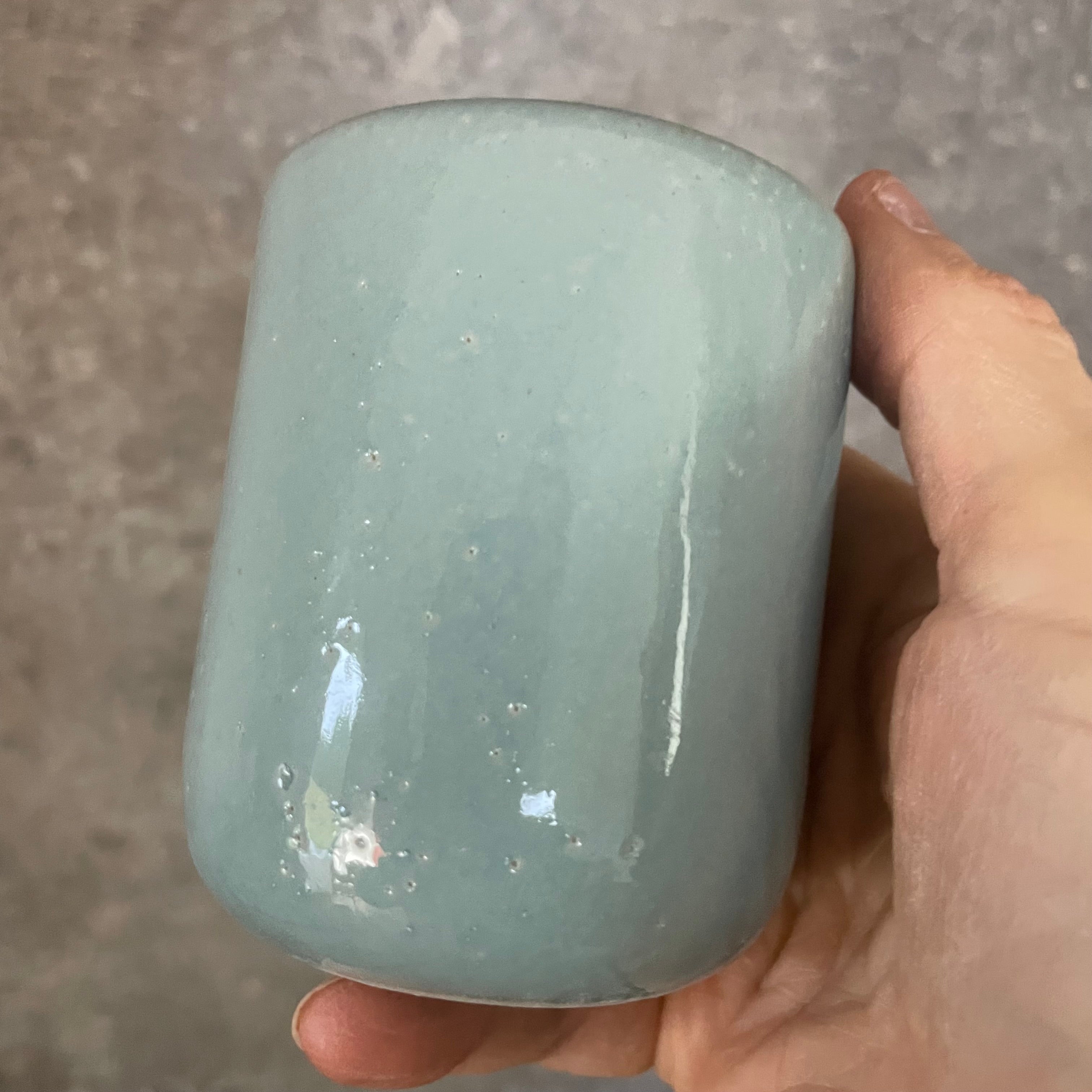 Blue mug KELKIS BUČKIS 150 ml