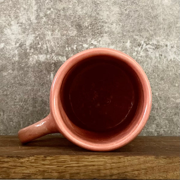 Pink mug with funny phrase in Lithuanian