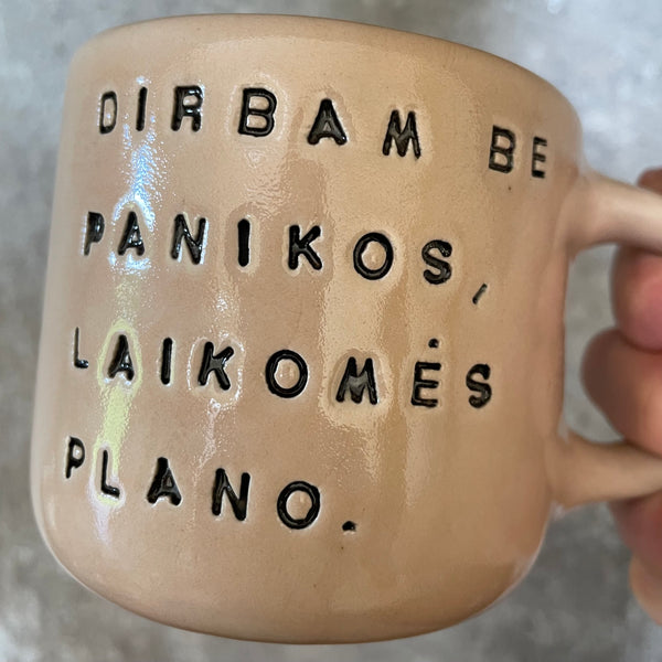 Geras puodelis apie darbą