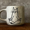 Ceramic mug INNER PEACE with cat