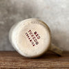 Speckled medium mug with words about work