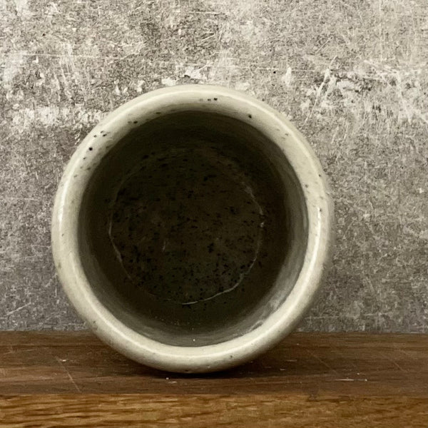 Speckled tumbler mug with saying about work