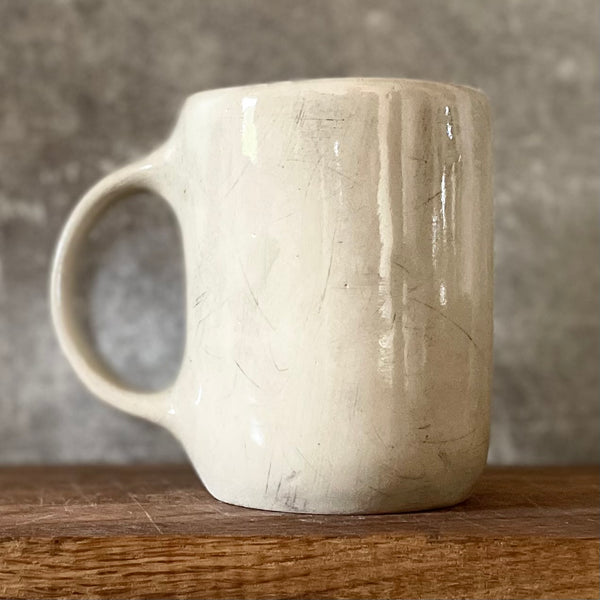 Akmens masės puodelis su užrašu