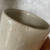 Speckled tumbler mug with saying about work