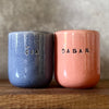 Two small mugs DABAR and CIA