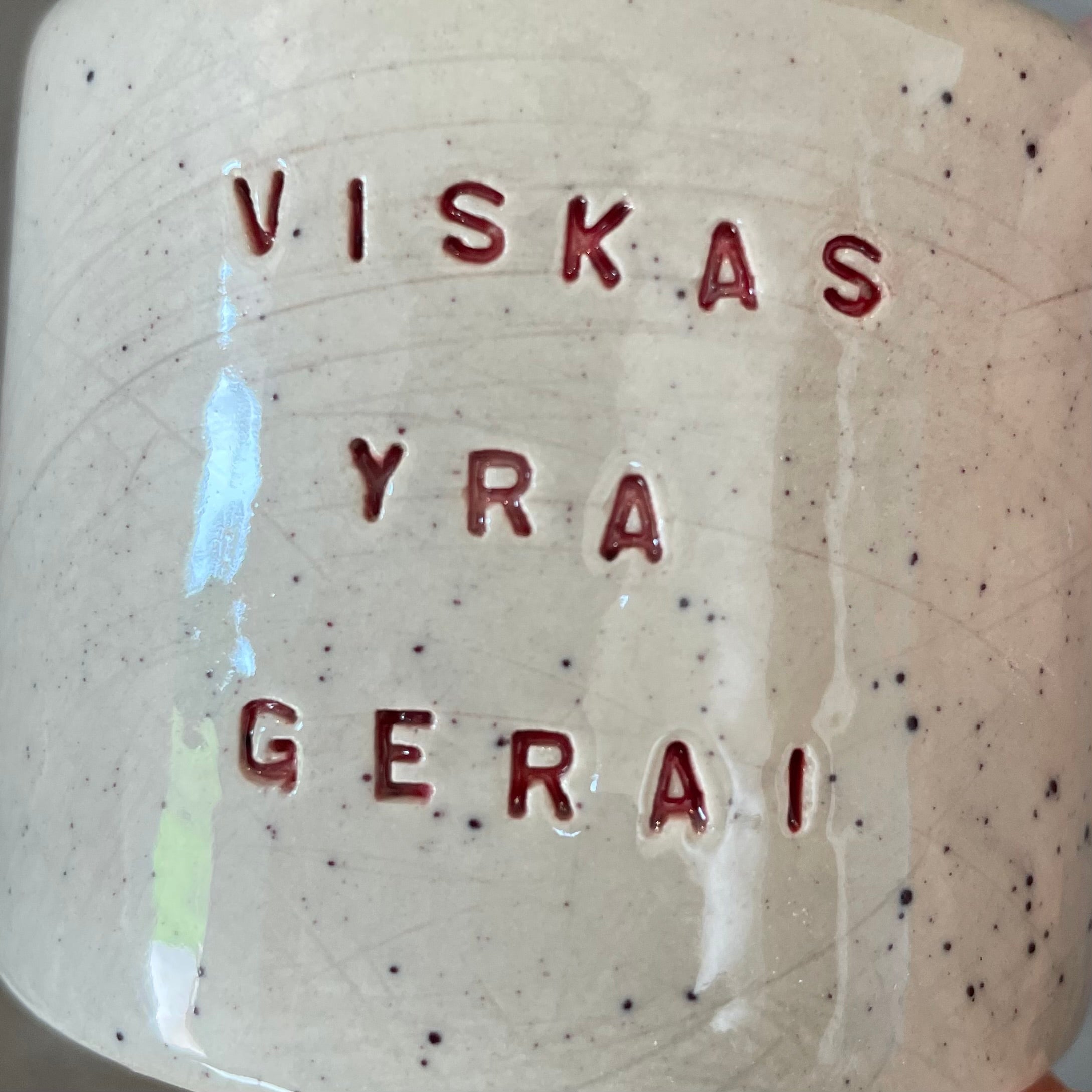 Small espresso mug VISKAS YRA GERAI
