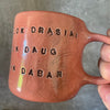Red inspirational mug