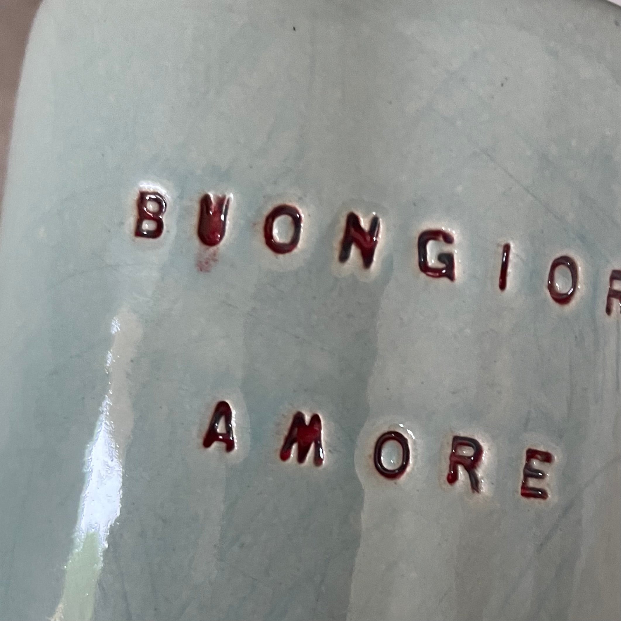 Žydras puodelis Buongiorno amore