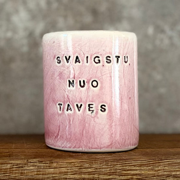 Mug in blushed pink
