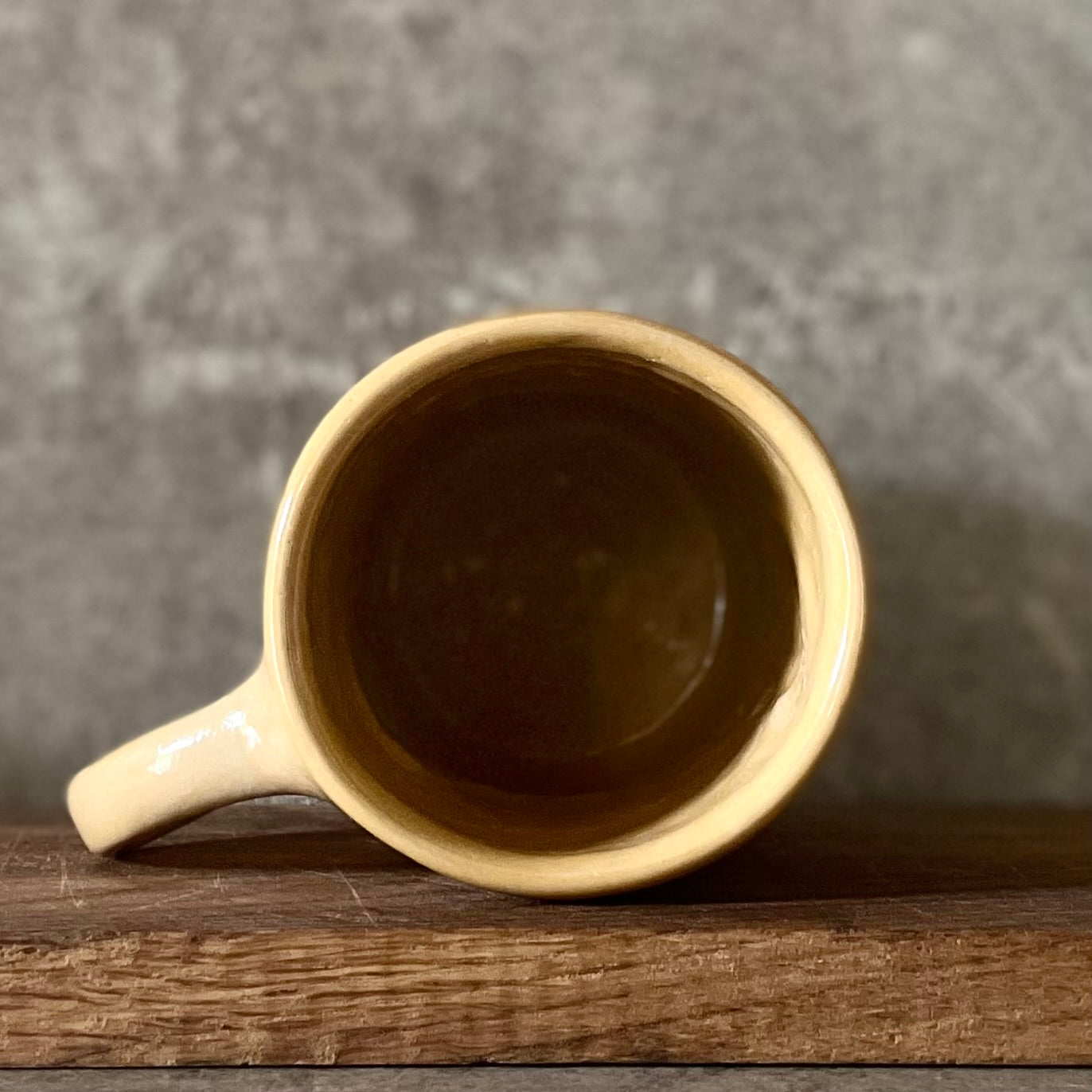 Ceramic coffee mug with funny saying