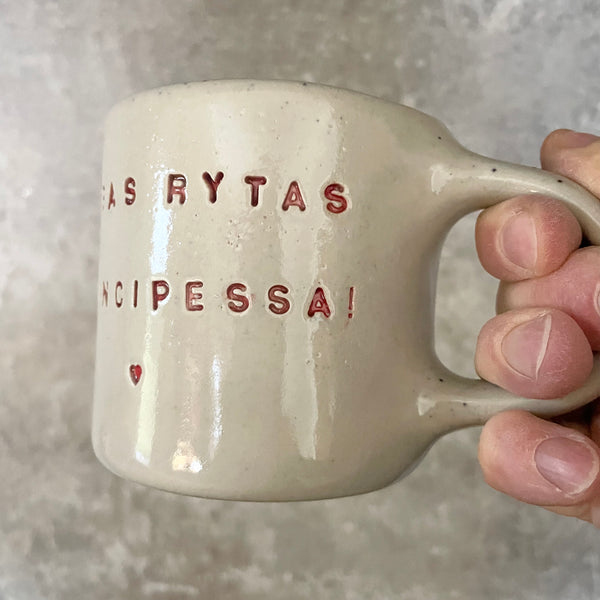 Sweet speckled mug for principessa