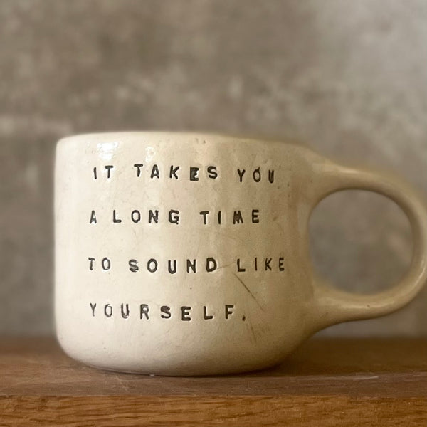 Mug with quote