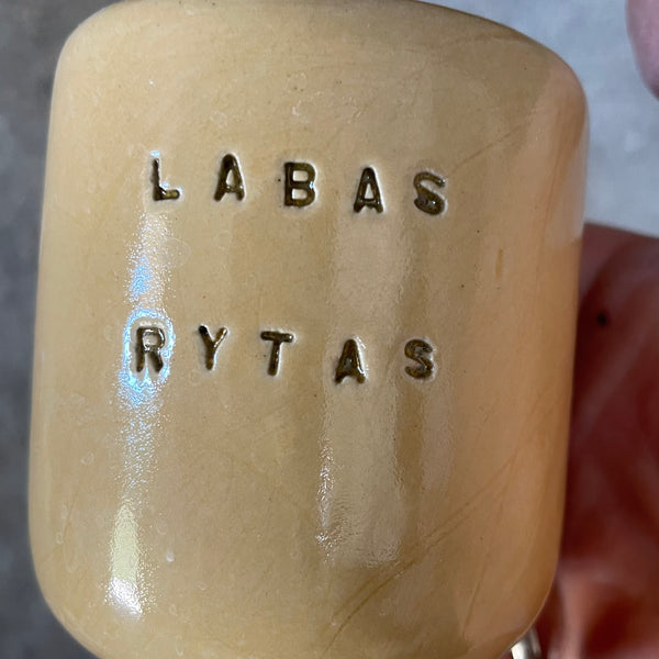 Porelė Mažyčių puodelių "LABAS RYTAS"