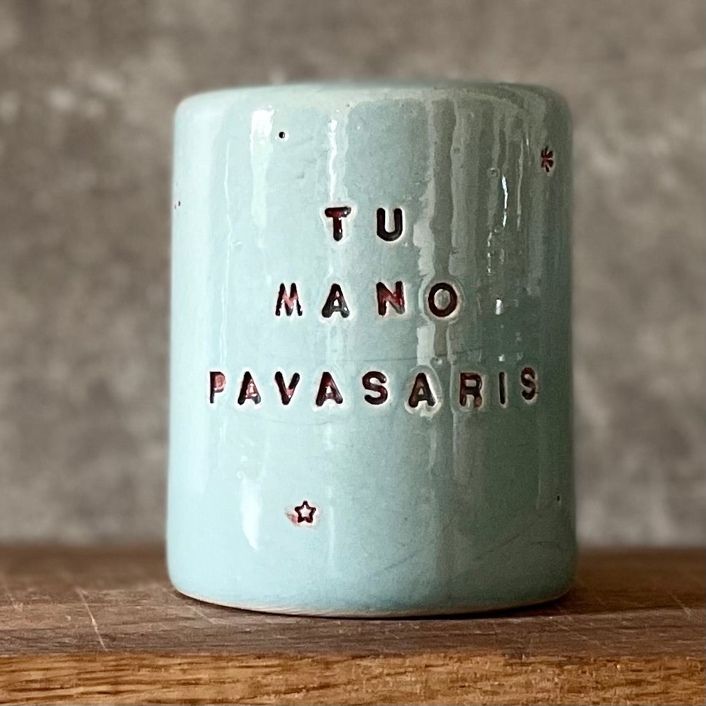 Puodelis be rankenos PAVASARIS