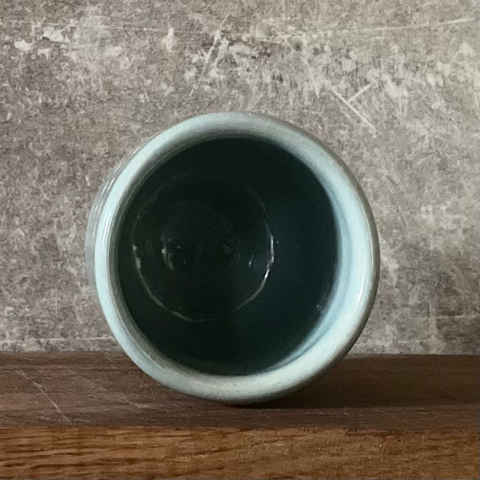 Small blue affirmation mug AŠ RAMI