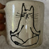Ceramic mug INNER PEACE with cat