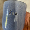 Two small mugs DABAR and CIA