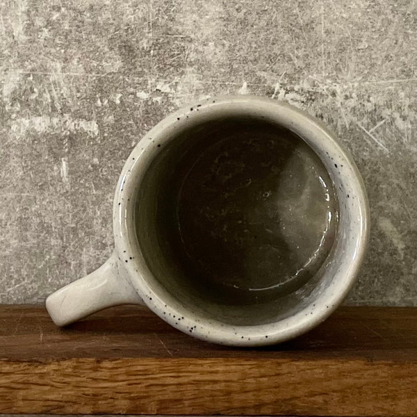 Handmade ceramic stoneware mug with quote by famous nanny