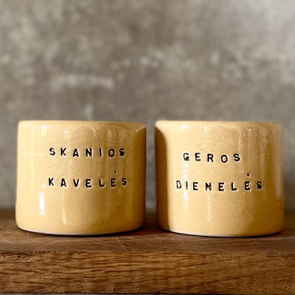 Small espresso mugs SKANIOS KAVELĖS