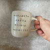 Funny mug about intuition