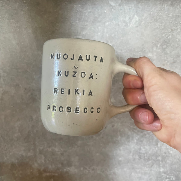Funny mug about intuition
