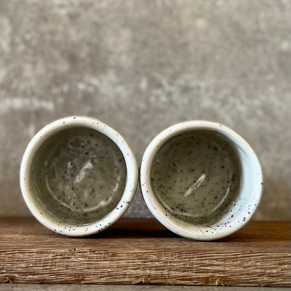 Rankų darbo keramikiniai espresso puodeliai