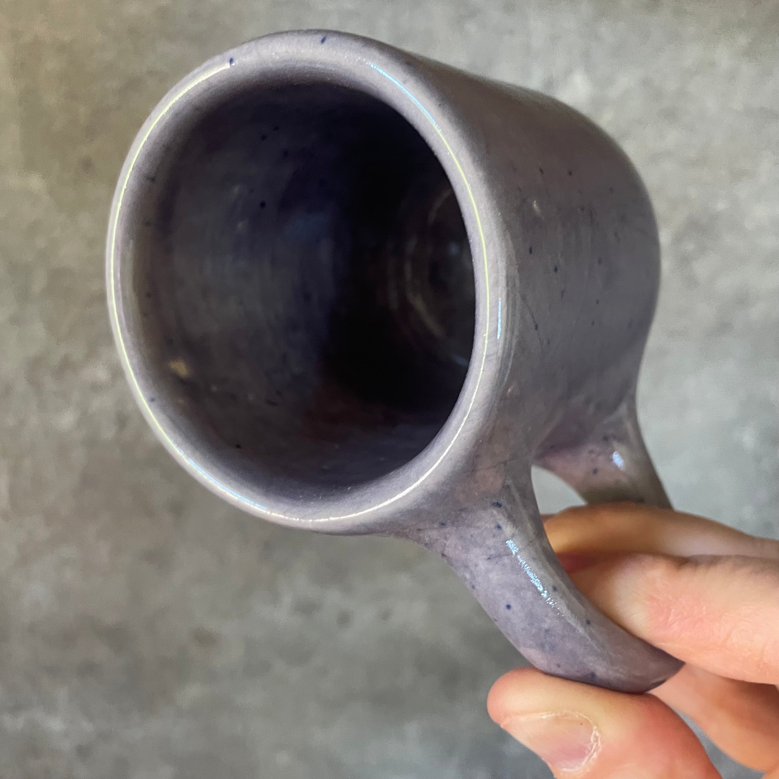 Violetinis mažas puodelis NORIU ŠAMPANO